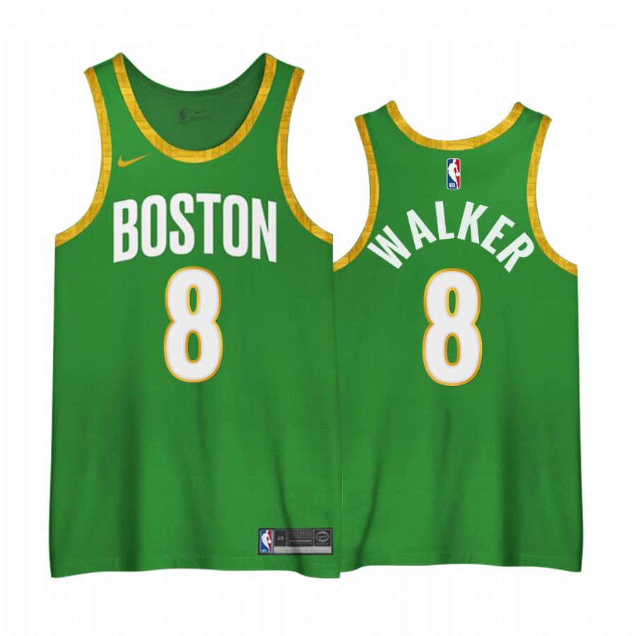 Men's Boston Celtics Kemba Walker #8 City Edition 3.0 2020-21 Jersey 2401FFQV